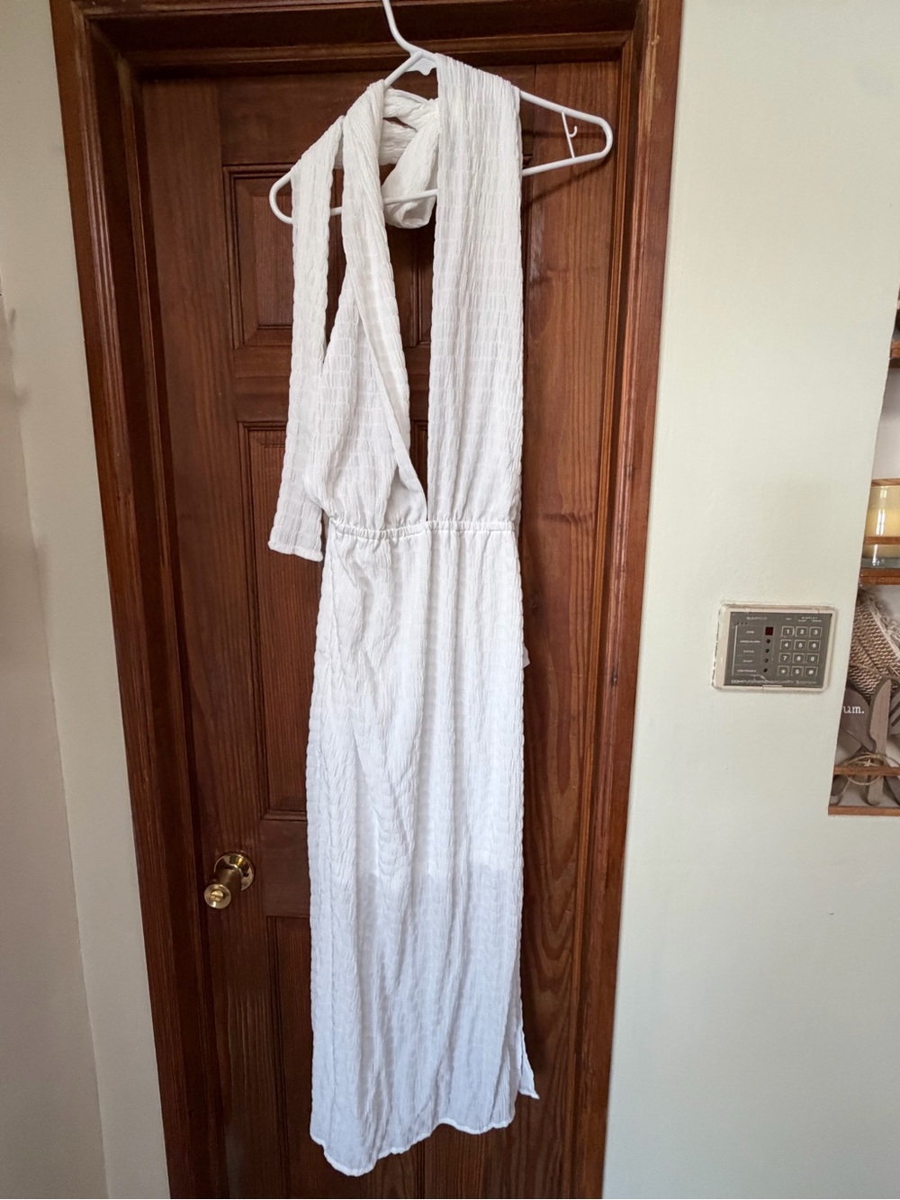 Reverse White Maxi Dress